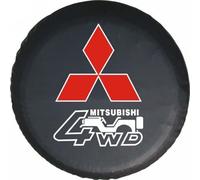 PZNYGDR Car Spare Wheel Cover, for Mitsubishi Fortis 2013-2016 Spare Tyre Cover Waterproof Dustproof Tire Covers,Car Wheel Accessories Tyre Cover,B15in