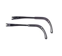 PZOFERLIN Eyeglass arms 1 Pair Children's Silicone Eyeglass Replacement Temple Arms Multicolor(Black)