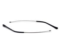 PZOFERLIN Eyeglass arms Plastic Single Tooth Replacement Temple Arms Repair Kits Multicolor Pack Of 1 pair(Silver)