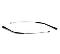 PZOFERLIN Eyeglass arms Plastic Single Tooth Replacement Temple Arms Repair Kits Multicolor Pack Of 1 pair(Gold)