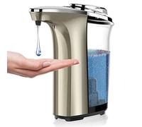 PZOTRUF Automatic Soap Dispenser,Touchless Dish Soap Dispenser 17oz/500ml with Upgraded Infrared Sensor, 5 Adjustable Soap Dispensing Levels, Liquid Hand soap Dispenser for Bathroom & Kitchen