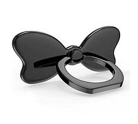 PZOZ Phone Ring Holder and Hand Grip 360 Adjustable Finger Metal Stand Car Mount Universal for iPhone Mobile Smartphones Tablets XR Xs Max 8 7 6 6s 5s plus Samsung S5 J6 HUAWEI Sony (Black)