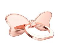 PZOZ Phone Ring Holder and Hand Grip 360 Adjustable Finger Metal Stand Car Mount Universal for iPhone Mobile Smartphones Tablets XR Xs Max 8 7 6 6s 5s plus Samsung S5 J6 HUAWEI Sony (Rose Gold)