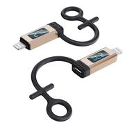 PZOZ USB C to Lightning Adapter with LED Display 27W PD USBC to Lightning Adapter Fast Charging Adaptor compatible with iPhone 14/13/12/11 Pro Max