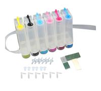 PZPSEQGM 80ML 4 5 6 Colors DIY Continuous Ink Supply System Outer Ink Tank Universal CISS Refill Kit Compatible With Printer