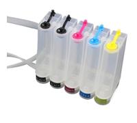 PZPSEQGM 80ML 4 5 6 Colors DIY Continuous Ink Supply System Outer Ink Tank Universal CISS Refill Kit Compatible With Printer
