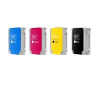 PZPSEQGM Compatible Ink Cartridge For 940 XL 940XL Works With Officejet Pro 8000 8500 8500A Printers(4PCS - BK C M Y)