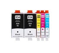 PZPSEQGM Ink Cartridges 934XL And 935XL For Use With Officejet Pro 6812 6830 6815 6835 6230 6820 Printers(2BK 1C 1Y 1M)