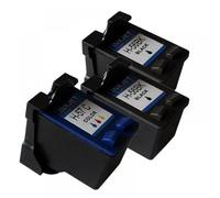 PZPSEQGM Ink Cartridges For PSC Series 4200 1110 1205 1210 1215 1219 1315 1340 1350 2210 2420 C6656A C6657A HP56 HP57(3PK - 2BK 1C)