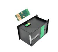 PZPSEQGM T6711 Waste Ink Box Compatible With L1455 WF 3620 3640 7110 7610 7620 7710 7720 7715 7210 3520 3530 3540 7510 7520 ET-16500 Printers(Tank with 1PC Chip)