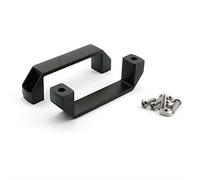 PZRT 2-Pack Black Aluminium Alloy Handle Rectangular Industrial Pull Handle for 20 Series Aluminum Extrusion Profile Accessories 90mm