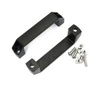 PZRT 2-Pack Black Aluminium Alloy Handle Rectangular Industrial Pull Handle for 30 Series Aluminum Extrusion Profile Accessories 120mm