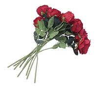 Pzswdkbn 10 piece exquisite artificial flower set - realistic decoration, preferred for home beautification, durable and long-lasting