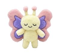 Pzuryhg Butterfly Toy - Soft Fabric Gentle Safe Doll, Stroller Interactive Accessory, Comfortable Fabric Composition, Auditory Stimulation Rattle Feature, Perfect for Kids Bedroom Embellishment