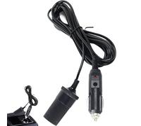 Pzuryhg Car Charger Extension Cable, 12-24V Car Wire With Socket, 78.7in Automobile Plug Cord, Truck Tire Inflators Female, Vehicle Extension, Easy To Use, Heavy-Duty & Resistant