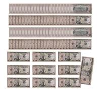 Pzuryhg Fake Money Dollars, Movie Props, Pretend Play Educational Toys, Realistic Simulation Bills, Compact and Lightweight, Perfect for Boys, Girls, Youth, Learning or Entertainment, 15x6.2cm