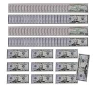 Pzuryhg Fake Money Dollars, Movie Props, Pretend Play Educational Toys, Realistic Simulation Bills, Compact and Lightweight, Perfect for Boys, Girls, Youth, Learning or Entertainment, 15x6.2cm