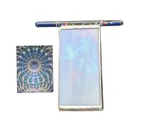 Pzuryhg Glitter Tube Art - Color Filled Kaleidoscope Tube, Interactive Light Reflection Craft with Handheld Visual Effect Design, Imaginative Discovery Support, Ideal for Kids Adults Parties