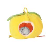 Pzuryhg Hamster Bed - Cute Fruit Shaped Small Animal House, Soft Hanging Hamster Hammock, Cage Nest Comfort Rest Sleeping Play Accessories, Ideal for Guinea Pigs Hedgehogs Small Pets