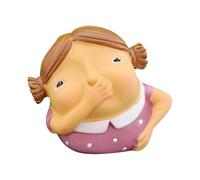 Pzuryhg Holding Nose Bathroom Statue, Funny Resin Figurine, Quirky Boy/Girl Sculpture, Hilarious Desktop Decor, Shelf Ornament, for Home Decoration, 7.4x6.9x7.4cm for Boys, 8.1x6.4x6.4cm for Girls