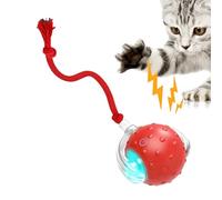 Pzuryhg Interactive Cat Ball,USB Rechargeable Smart Cat Toy Ball with 3 Modes - Chirping Motion Activate Cat Toys, Interactive Cat Toys for Indoor Cats