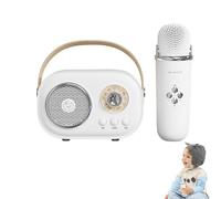 Pzuryhg Outdoor Wireless Karaoke, Portable Karaoke Machines, Wireless Karaoke Machine, Rechargeable Small Karaokes 19.2x15.7x7.2cm/7.56x6.18 by 2.83 Inch for Events 1 Set Karaokes Machine