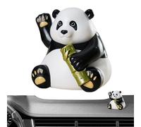Pzuryhg Solar Figurine Panda Dancing, Panda Dancing Solar Figurine for Yard, Solar Dancing Panda for Desk, Cute Solar Panda Figurine, Solar Powered Panda Statue, Panda Dancing Garden Decoration