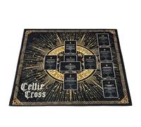 Pzuryhg Tarot Tablecloth - Ritual Spiritual Cloth | Thick Velvet Fabric Altar Tarot Card Cloth For Kitchen Parties, Wall Decor