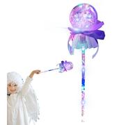 Pzuryhg Wand - Glitter Fairy Wands for Kids, Star Wand Toy, Costume Accessory, Lightweight Grip Handle, Party Supplies for Girls, Pink and Silver 12 Inch