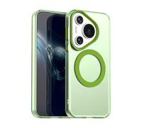 Pzwoxukhov Compatible with Huawei Pura 70 Pro Case Cover,Compatible with Magsafe,Shockproof Magnetic Phone Case,Compatible with Huawei Pura 70 Pro+ Case Green