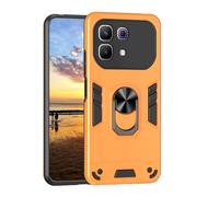 Pzwoxukhov Compatible with Infinix Note 60 Pro 5G Case,Built-in Mount, Compatible with car Magnetic mounts and Shock-Resistant case Orange