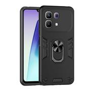 Pzwoxukhov Compatible with Infinix Note 60 Pro 5G Case,Built-in Mount, Compatible with car Magnetic mounts and Shock-Resistant case Black