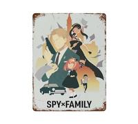 PZXXUEHY Comic Spy Play House PosterWall Decor Art Metal Tin Poster Modern Bar Decorations40x30cm
