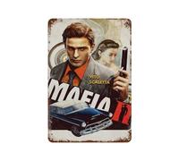 PZXXUEHY Game Mafia PosterWall Decor Art Metal Tin Poster Modern Bar Decorations30x20cm