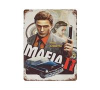 PZXXUEHY Game Mafia PosterWall Decor Art Metal Tin Poster Modern Bar Decorations40x30cm