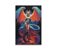 PZXXUEHY Queen Lilith And The Serpent Poster Poster Decorative Painting Canvas Wall Posters And Art Picture Print Modern Family Bedroom Decor Posters 12x18inch(30x45cm)