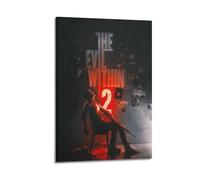 PZXXUEHY The Evil Within Game Poster Poster Decorative Painting Canvas Wall Posters And Art Picture Print Modern Family Bedroom Decor Posters 12x18inch(30x45cm)