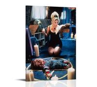 PZYASX Bride of Chucky Waterproof Poster Wall Painting Canvas Decorative Painting Suitable for Office Bedroom Decoration Living Room Poster 24x36inch(60x90cm) Frame-style