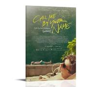 PZYASX Call Me by Your Name Waterproof Poster Wall Painting Canvas Decorative Painting Suitable for Office Bedroom Decoration Living Room Poster 24x36inch(60x90cm) Frame-style