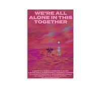 PZYASX Dave We're All Alone in This Together Waterproof Poster Wall Painting Canvas Decorative Painting Suitable for Office Bedroom Decoration Living Room Poster 20x30inch(50x75cm) Unframe-style