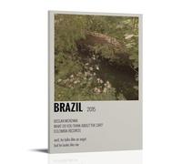PZYASX Declan McKenna Brazil Waterproof Poster Wall Painting Canvas Decorative Painting Suitable for Office Bedroom Decoration Living Room Poster 08x12inch(20x30cm) Frame-style