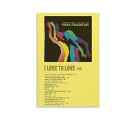 PZYASX I Love To Love Tina Charles Waterproof Poster Wall Painting Canvas Decorative Painting Suitable for Office Bedroom Decoration Living Room Poster 16x24inch(40x60cm) Unframe-style