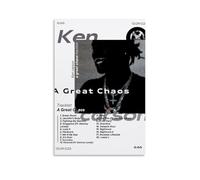 PZYASX Ken Carson A Great Chaos Waterproof Poster Wall Painting Canvas Decorative Painting Suitable for Office Bedroom Decoration Living Room Poster 20x30inch(50x75cm) Unframe-style