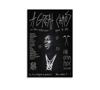 PZYASX Ken Carson A Great ChaosWaterproof Poster Wall Painting Canvas Decorative Painting Suitable for Office Bedroom Decoration Living Room PosterUnframe-style12x18inch(30x45cm)