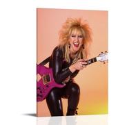 PZYASX Lita Ford Waterproof Poster Wall Painting Canvas Decorative Painting Suitable for Office Bedroom Decoration Living Room Poster 16x24inch(40x60cm) Frame-style-2