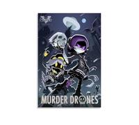 PZYASX Murder Drones Waterproof Poster Wall Painting Canvas Decorative Painting Suitable for Office Bedroom Decoration Living Room Poster 20x30inch(50x75cm) Unframe-style