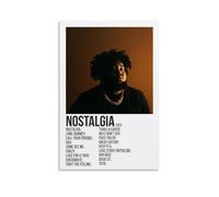 PZYASX Rod Wave Nostalgia Waterproof Poster Wall Painting Canvas Decorative Painting Suitable for Office Bedroom Decoration Living Room Poster 12x18inch(30x45cm) Unframe-style