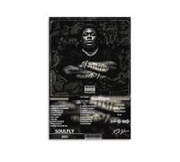 PZYASX Rod Wave SoulFly Waterproof Poster Wall Painting Canvas Decorative Painting Suitable for Office Bedroom Decoration Living Room Poster 20x30inch(50x75cm) Unframe-style