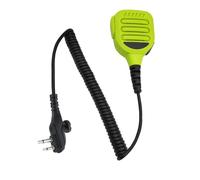 PZYPYM Radio Speaker Mic Shoulder Lapel Hand Microphone with 3.5mm Audio Jack Walkie Talkie Hands Free Mikes for Hyt Hytera BD 402 402i 502 502i 612i 482i 362i PD 506 TC508 (Green)