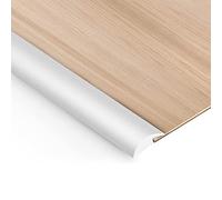 Q&A 1M/2M Carpet Trim Strip Self Adhesive,PVC Carpet & Floor Edging Trim Strip,Threshold Strips Floor Edging Strip for Tile/Wood/Laminate/Joins Gap (3MM/2M,White)